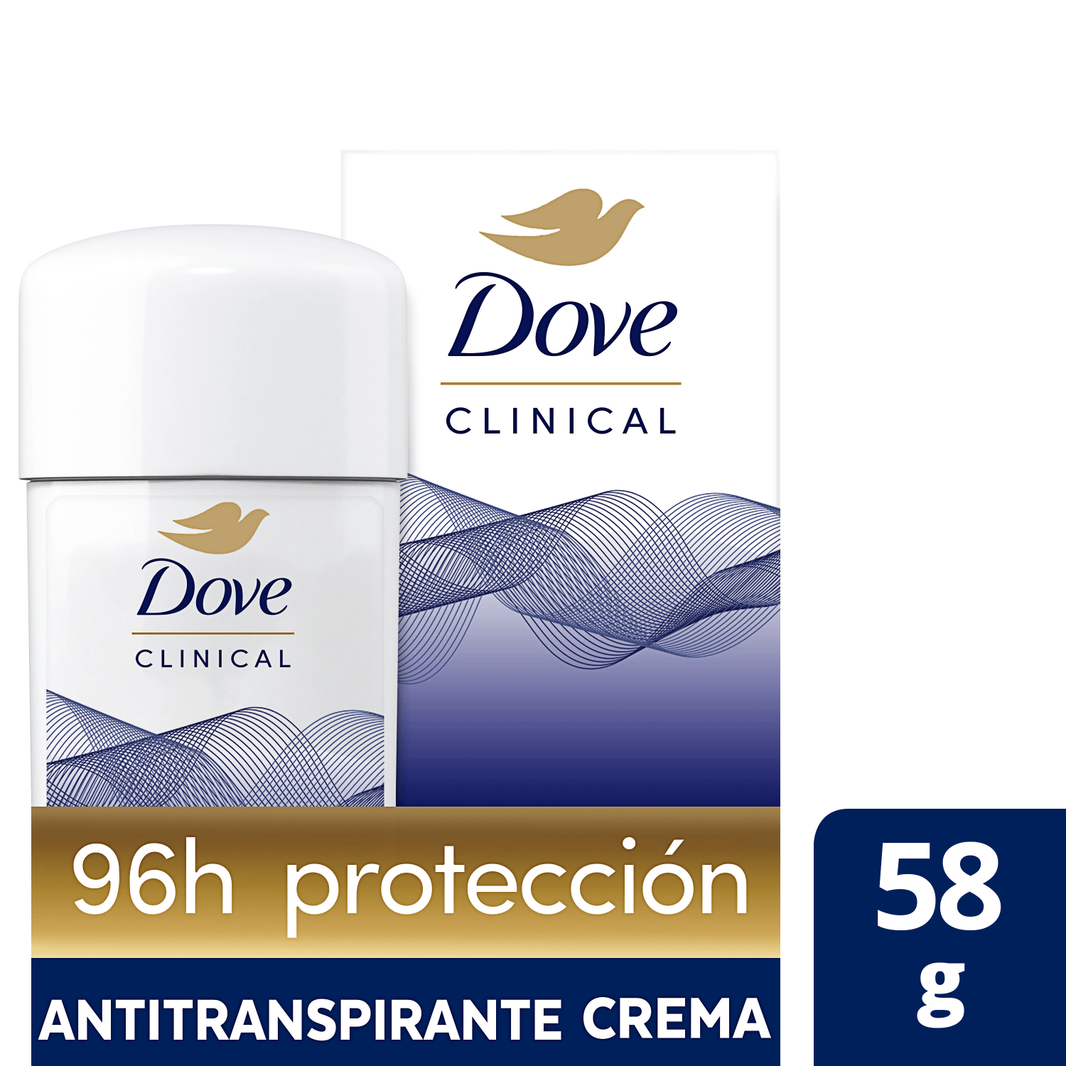 Antitranspirante DOVE Clinical Crema 58 g