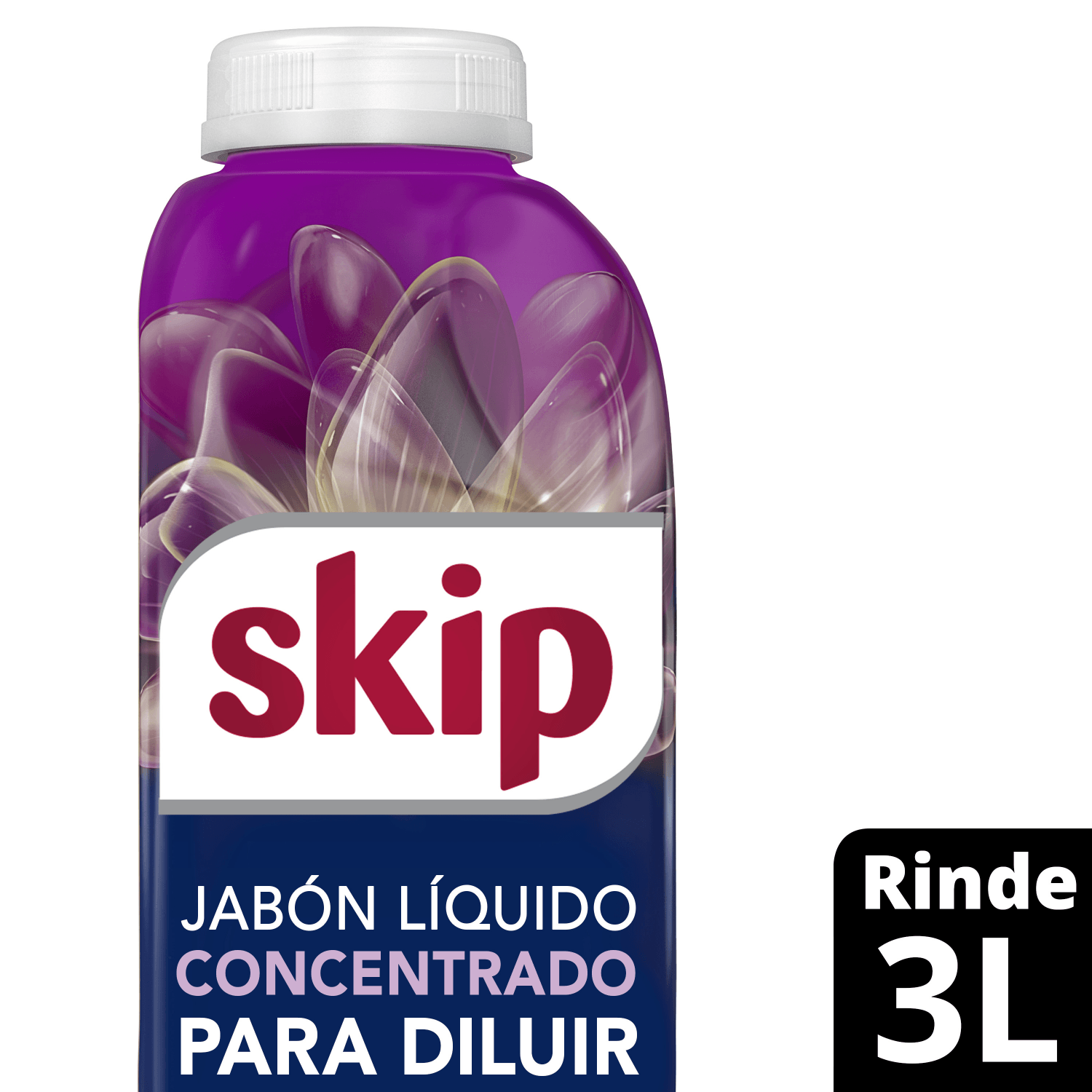 Jabón Líquido Concentrado Para Diluir Skip  Power Deluxe  500 Ml