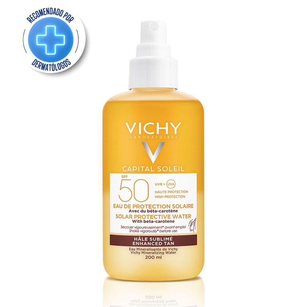 Vichy Capital Soleil Agua Prot Pot Bronc F50 Spr X 200