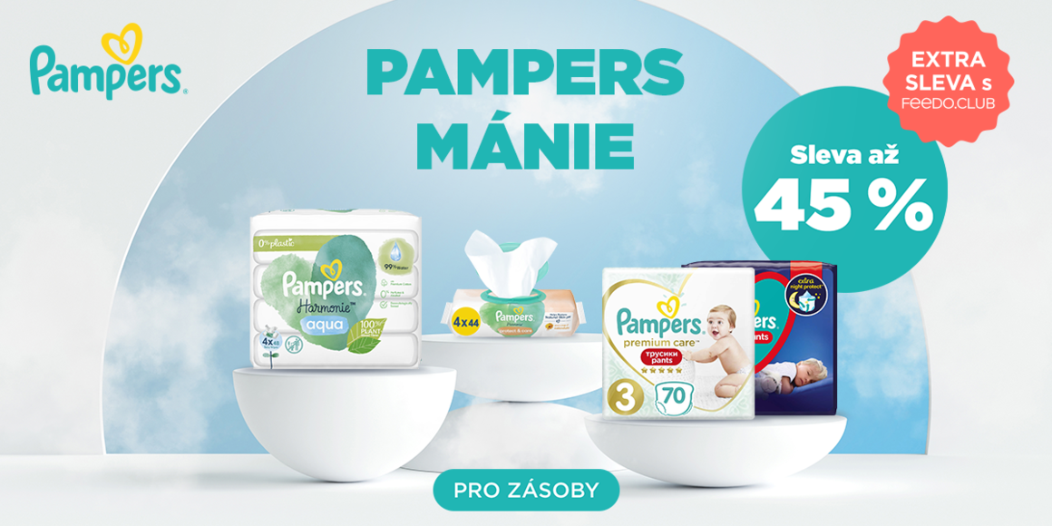 Pampers se slevou | feedo.cz