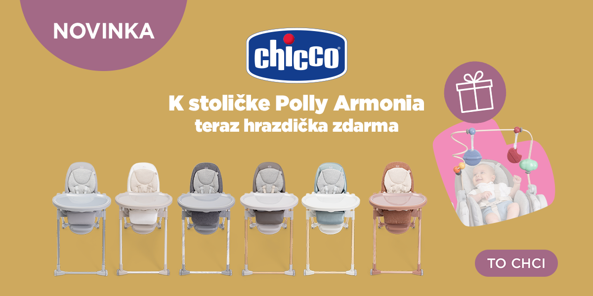 CHICCO Židličky jídelní Polly Armonia | feedo.cz