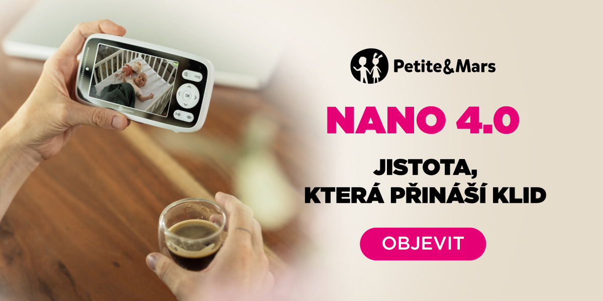 PETITE&MARS Chůvička dětská digitální NANO 4.0 | feedo.cz