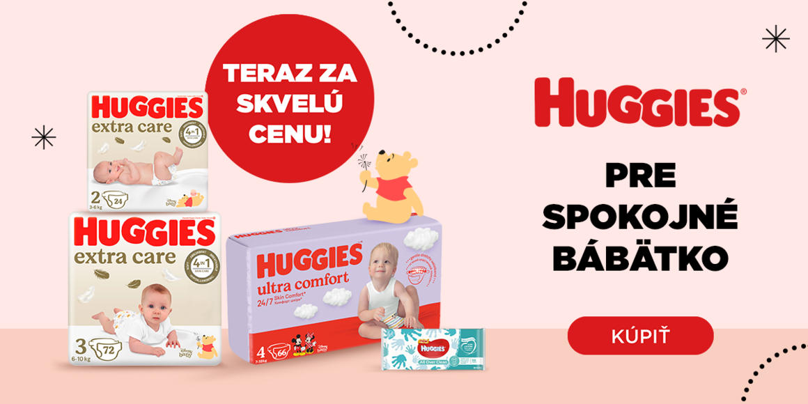 Huggies so zľavou | feedo.sk