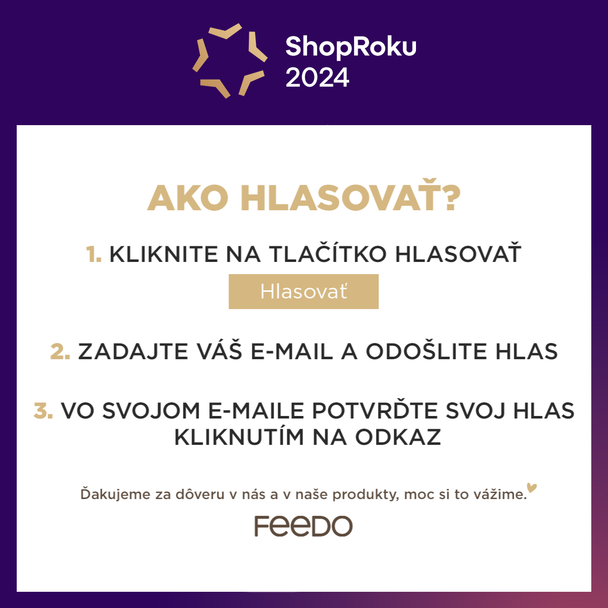 Podporte Feedo v ShopRoku 2024