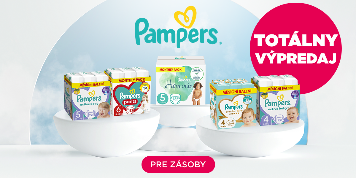 Pampers so zľavou | feedo.sk
