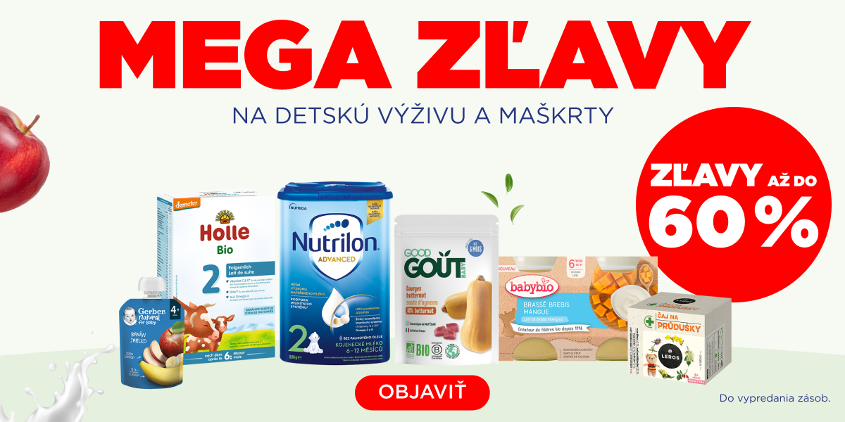 Mega zľavy na detskú výživu | feedo.sk