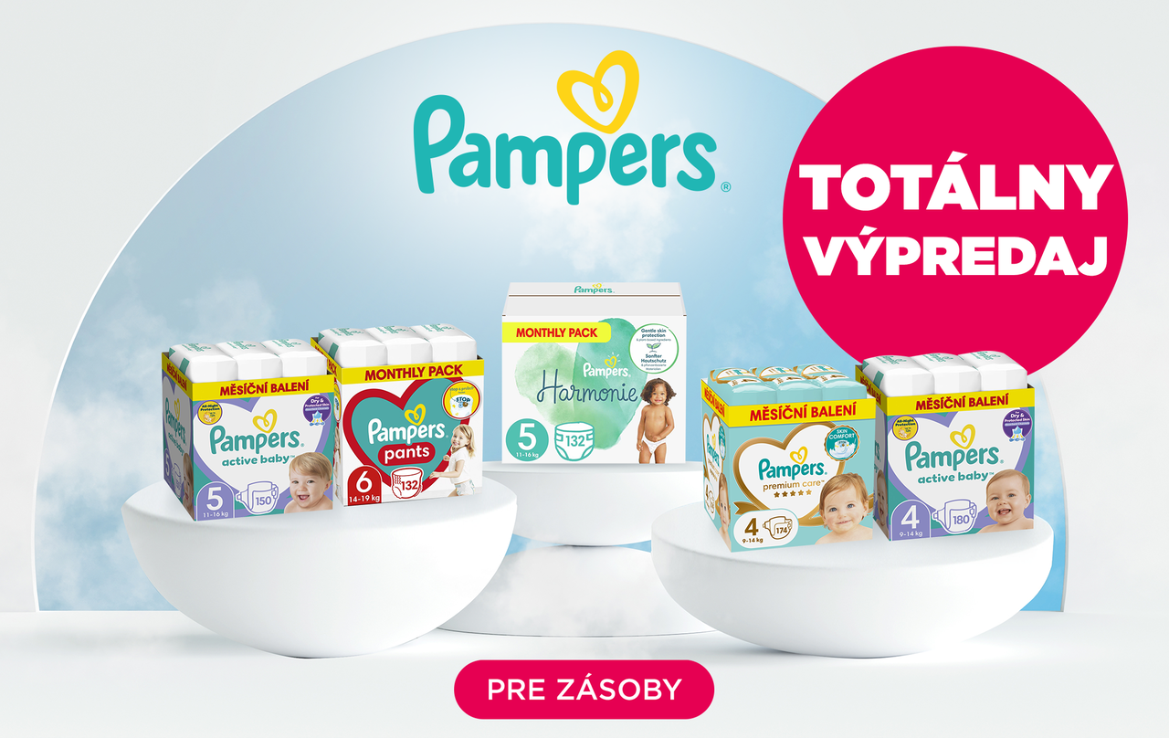 Pampers so zľavou | feedo.sk
