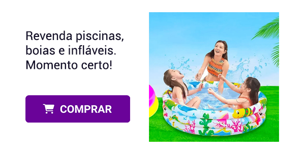 Revenda Piscinas, boias e infláveis é o momento certo