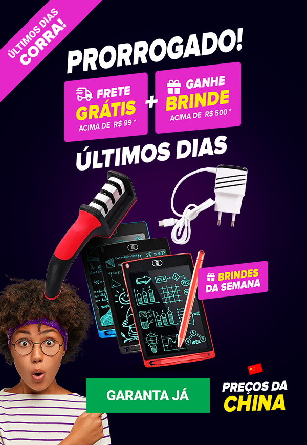 Aniversário da Feira Últimos Dias até 53%OFF