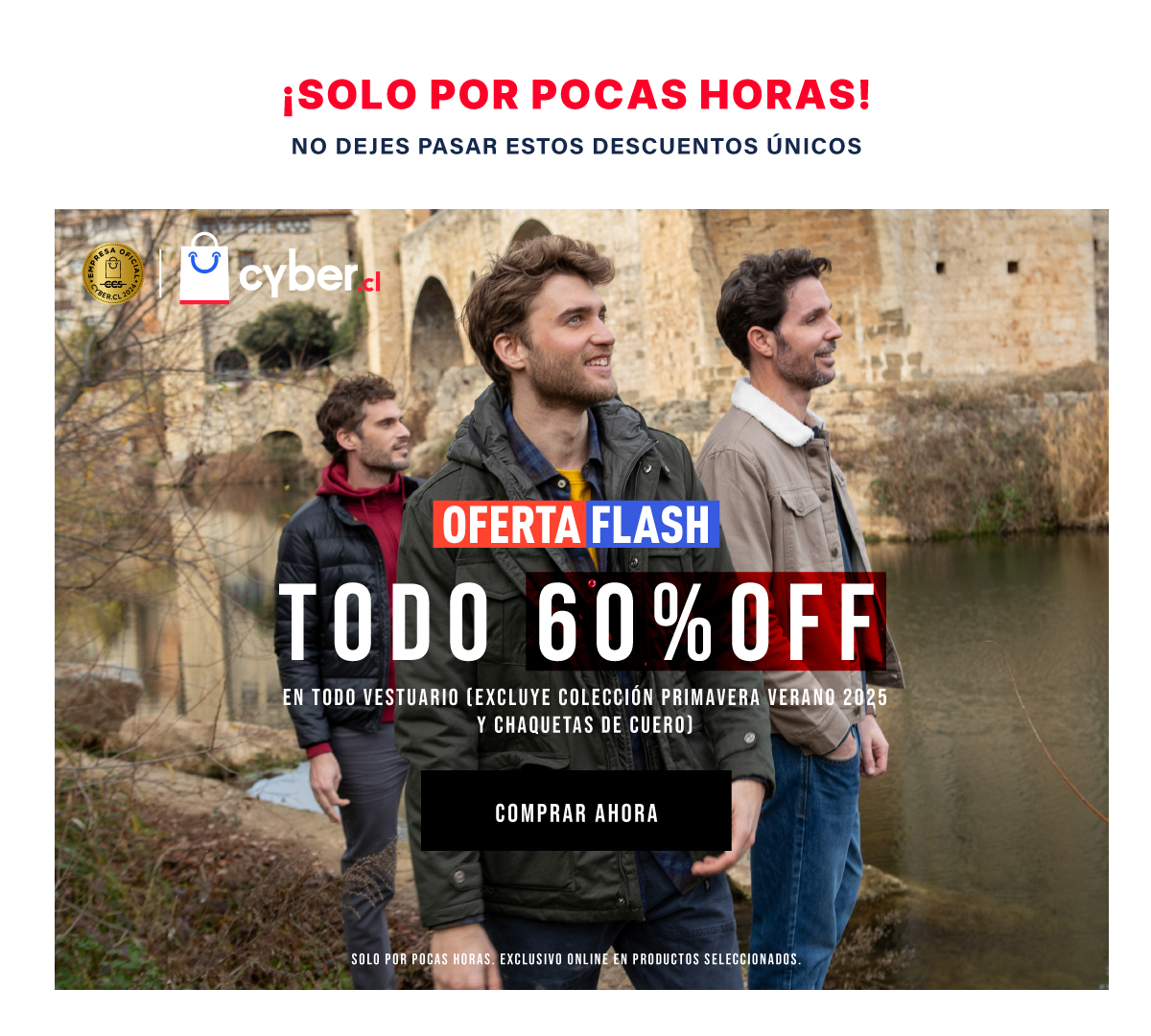 OFERTA FLASH - TODO 60% OFF