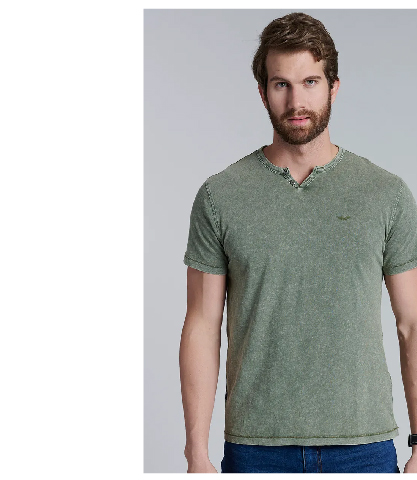 Polera Henley Oregon Military