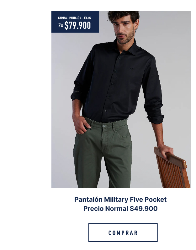 Pantalon Military Five Pocket