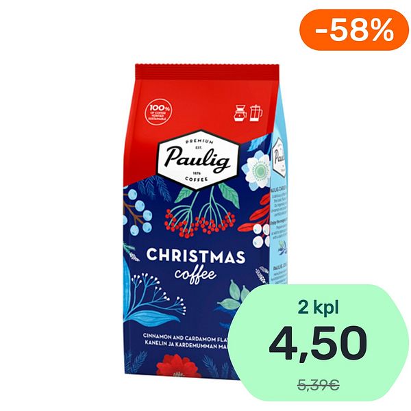 Paulig Christmas Coffee maustettu suodatinkahvi 200g