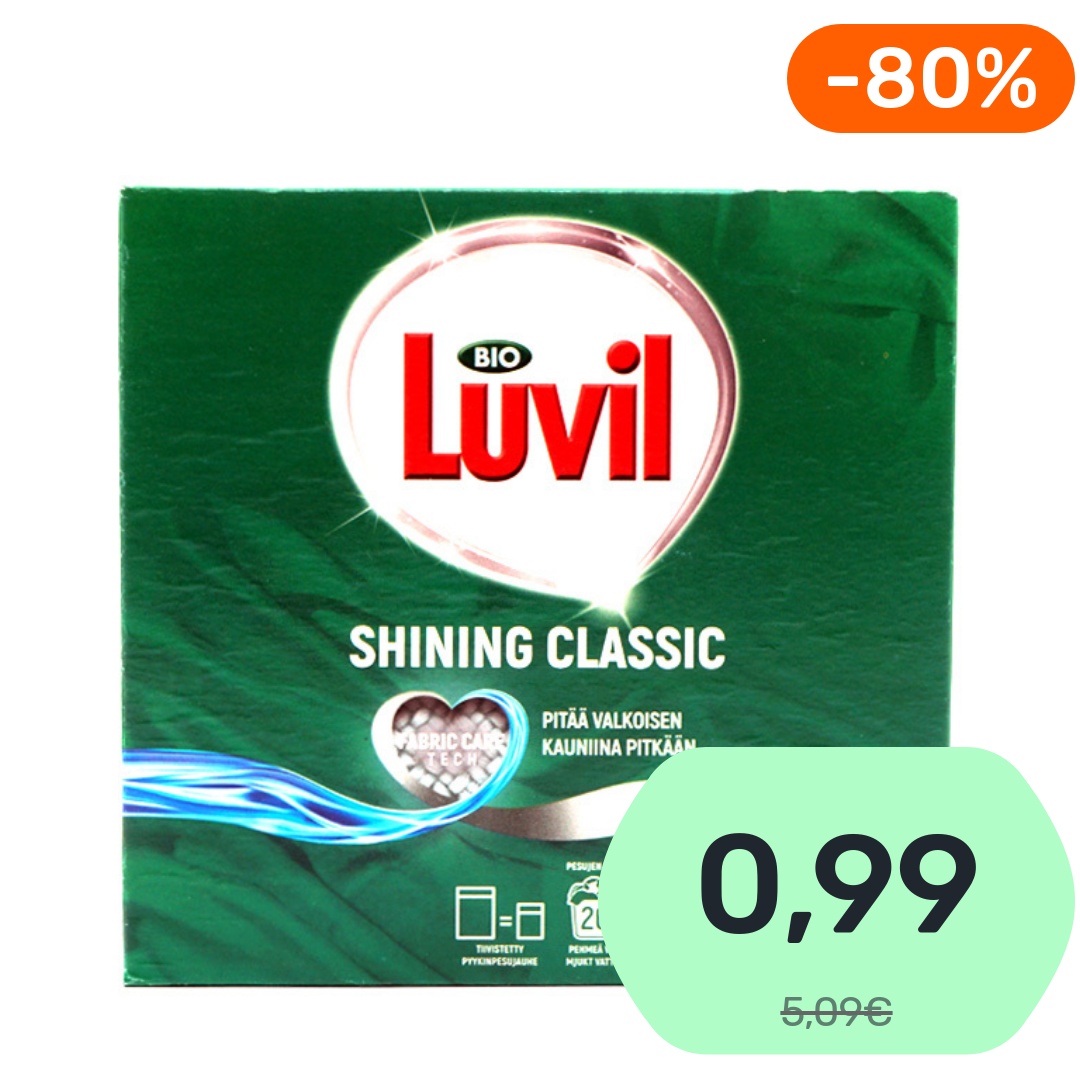 Bio Luvil Classic pyykinpesujauhe 750g