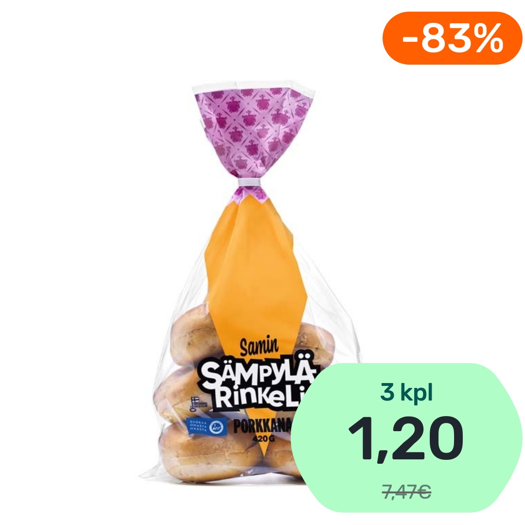 Samin Porkkanasämpylärinkeli 420g