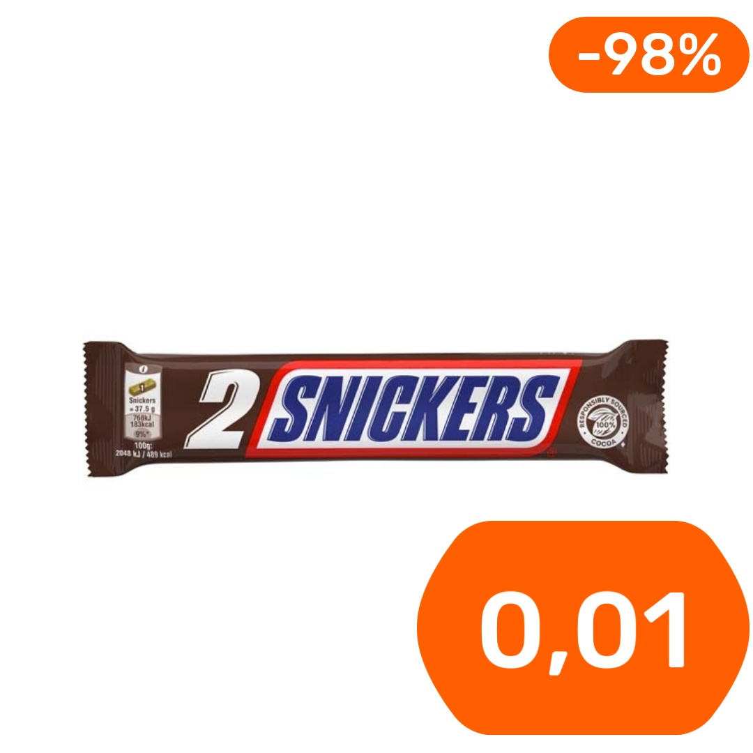 Snickers suklaapatukka 75g