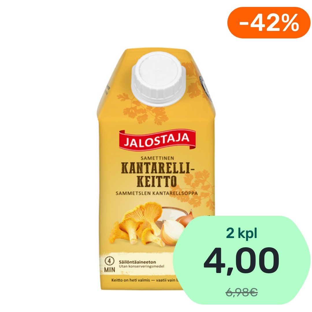 Jalostaja Samettinen kantarellikeitto 500g