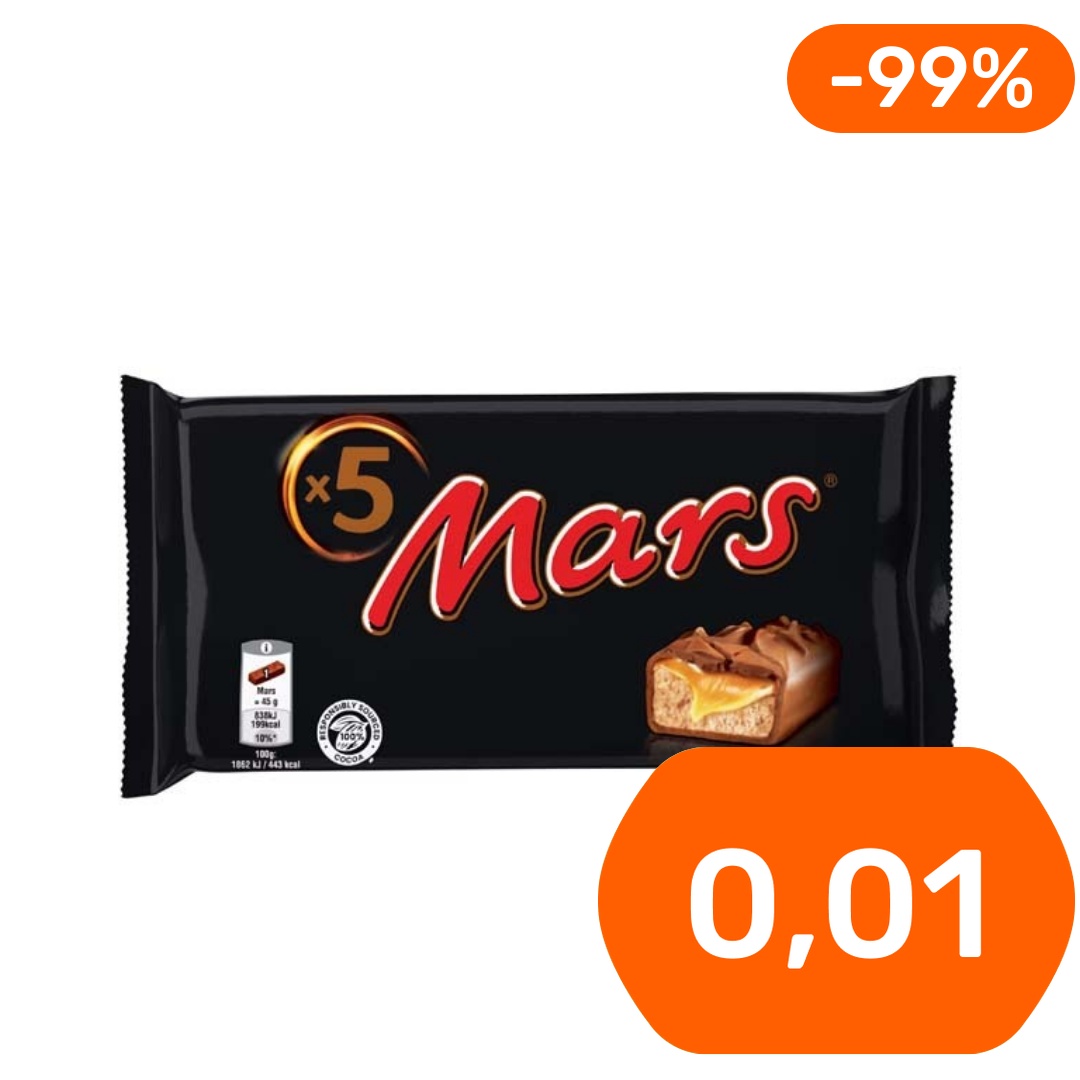 Mars suklaapatukka 5x45g