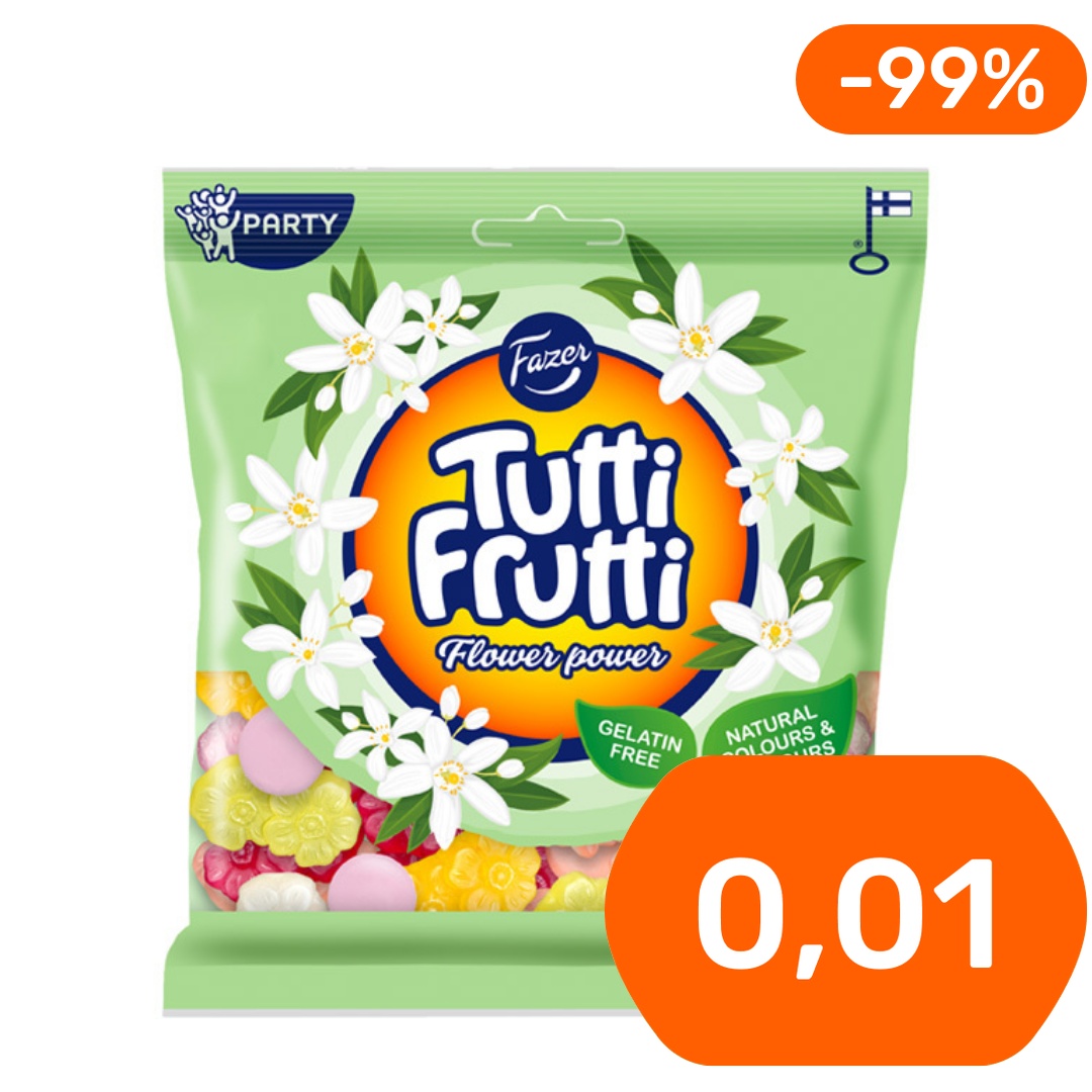 Fazer Tutti Frutti Flower Power makeissekoitus 325g