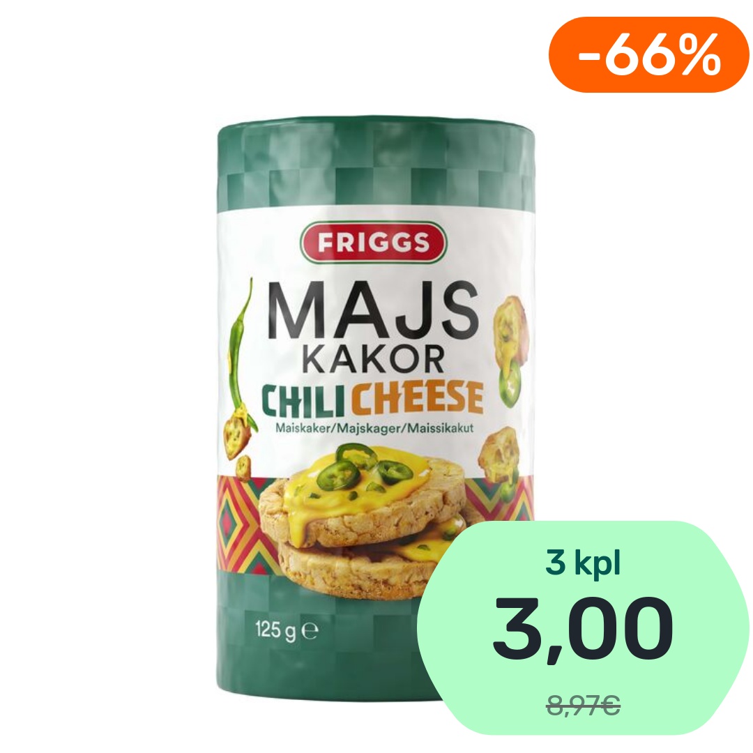 Friggs Chili Cheese maissikakku 125g