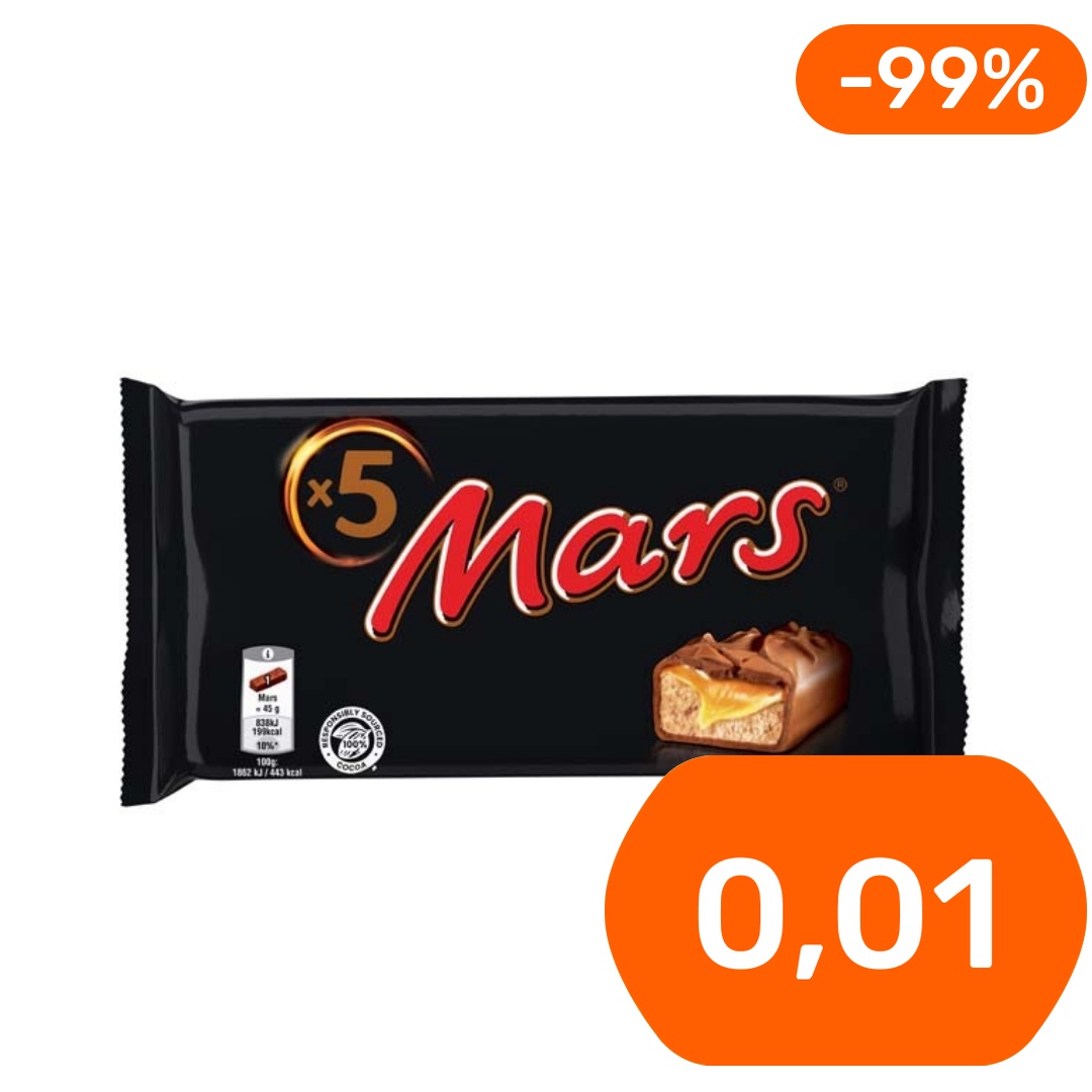 Mars suklaapatukka 5x45g