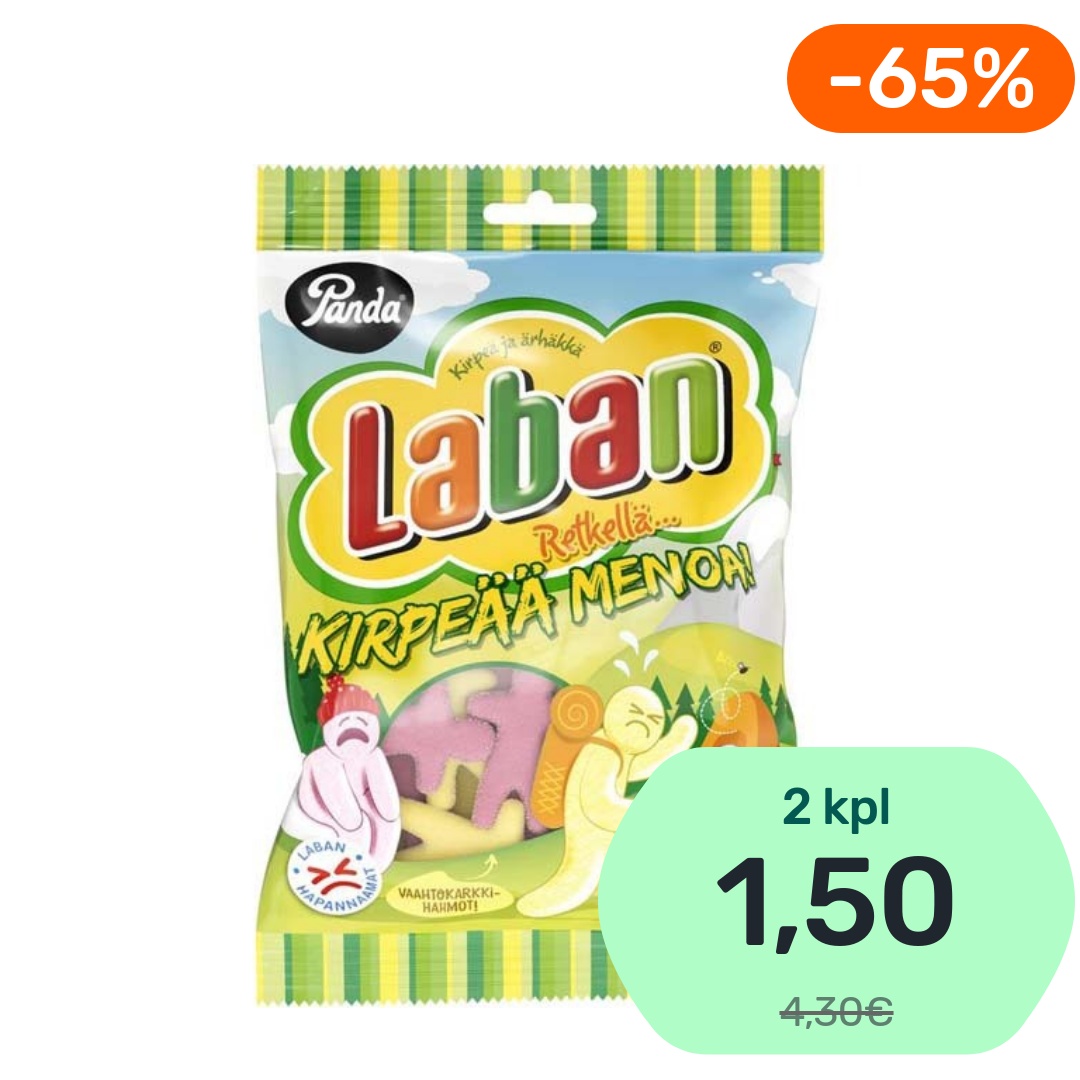 Panda Laban Kirpeää menoa makeissekoitus 170g