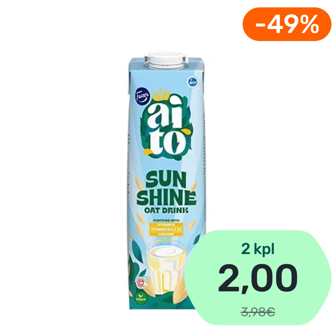 Fazer Aito Sunshine kaurajuoma 1l