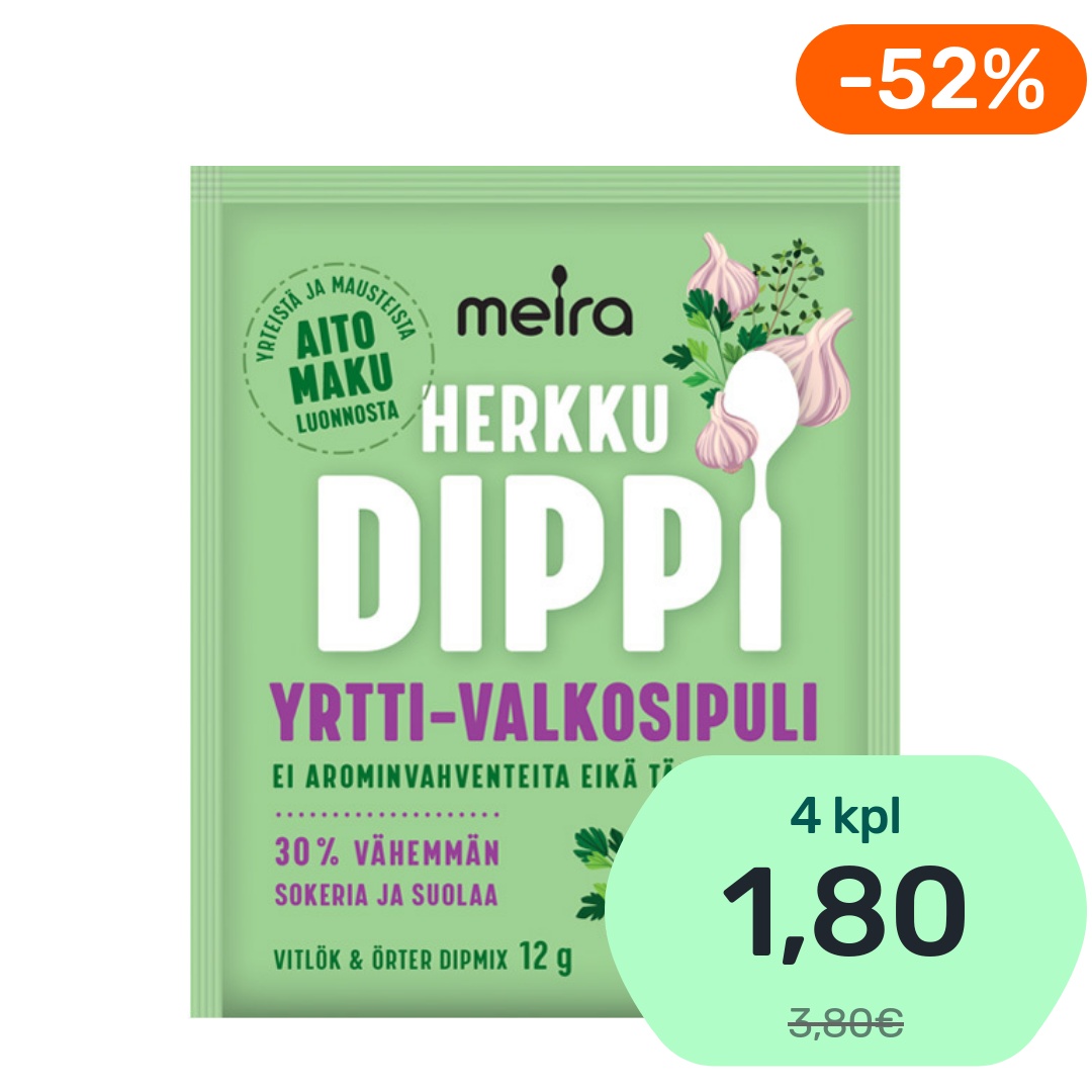 Meira Herkkudippi yrtti-valkosipuli dippijauhe 12g