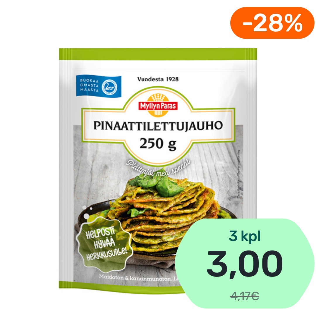 Myllyn Paras Pinaattilettujauho 250g