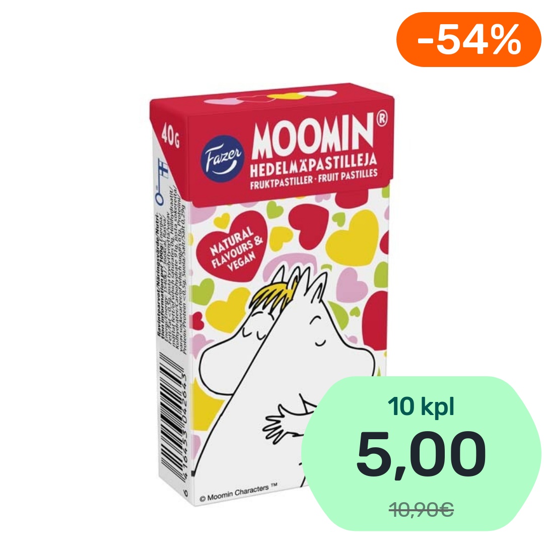 Fazer Moomin hedelmäpastilli 40g