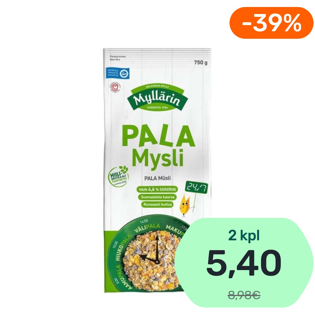 Myllärin Pala Mysli muromysli 750g