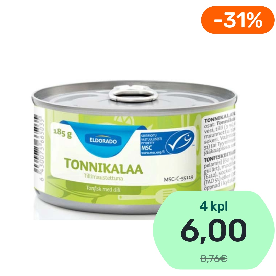 Eldorado Tonnikalaa tillikastikkeessa 185g