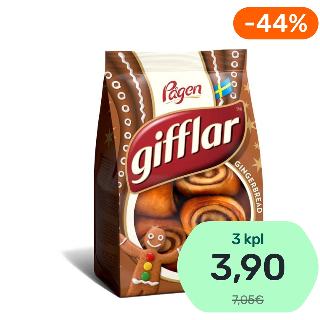 Pågen Gifflar Gingerbread pulla 260g