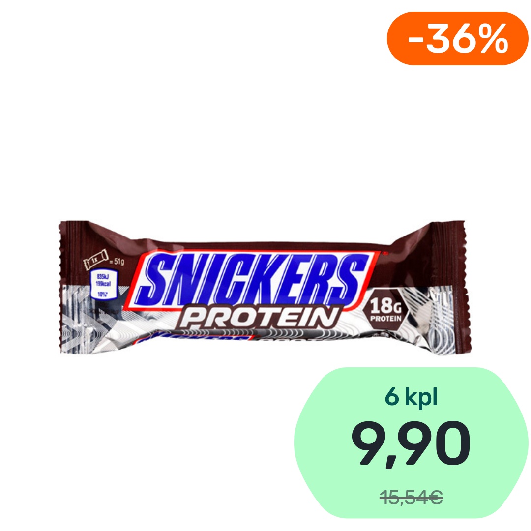 Snickers Protein Bar proteiinipatukka 51g