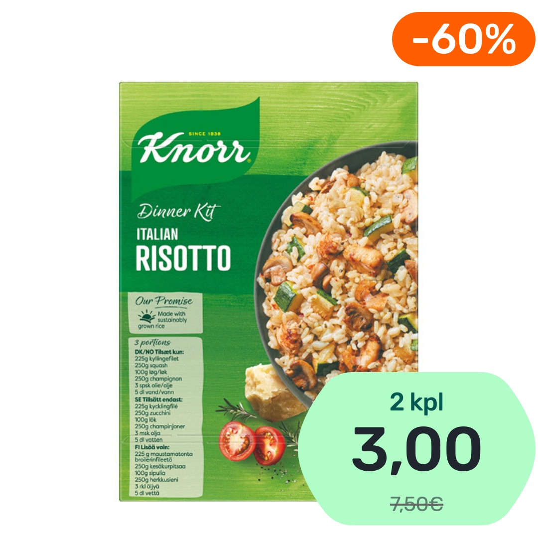 Knorr Dinner Kit Italian Risotto ateria-aines 257g