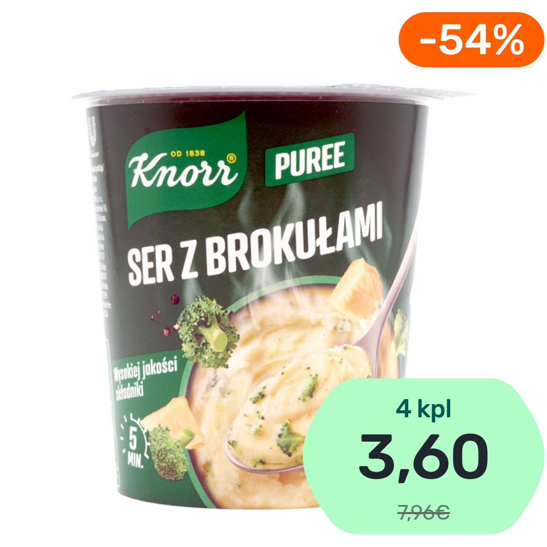 Knorr Perunamuusi juustolla ja parsakaalilla 50g