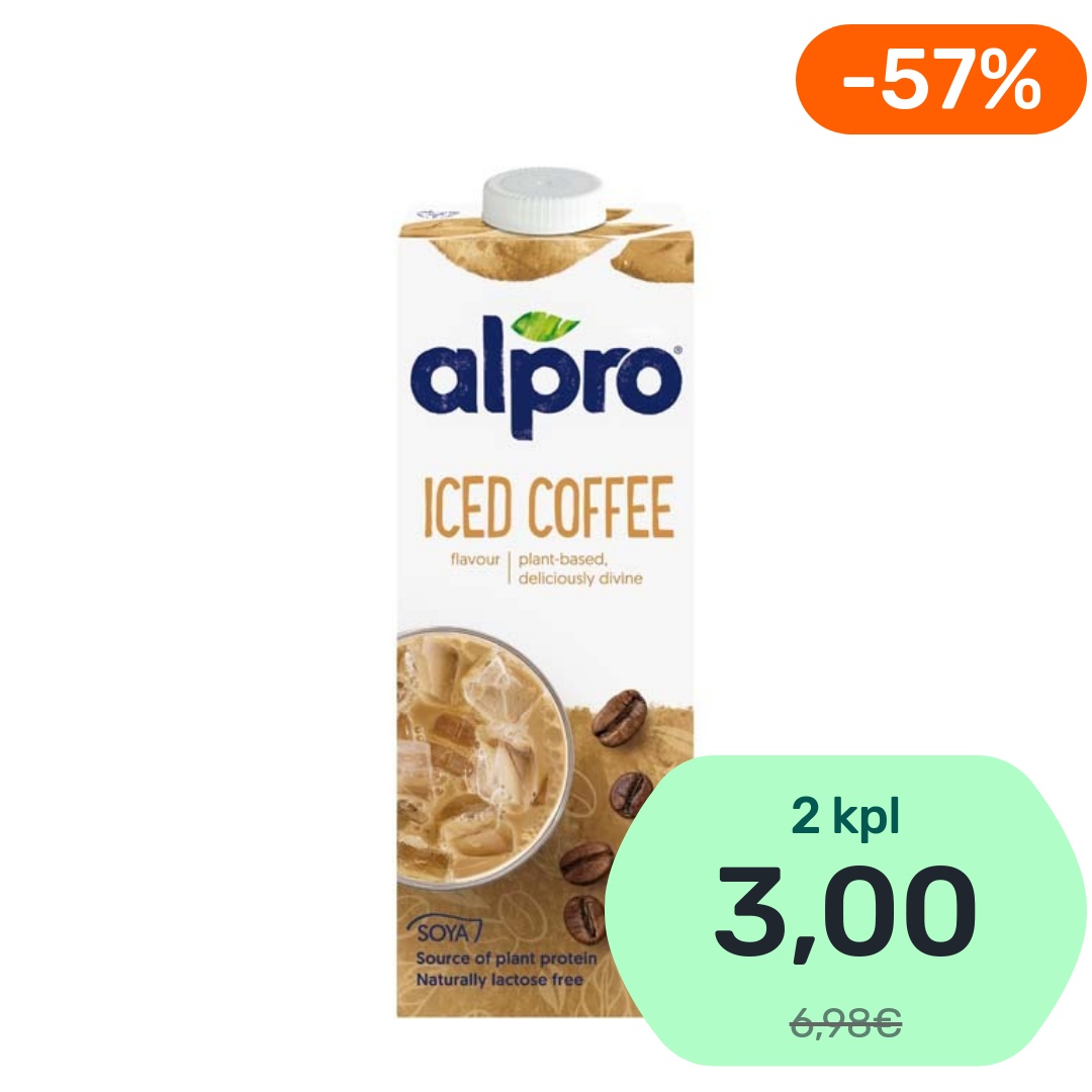 Alpro Iced Coffee jääkahvijuoma 1l