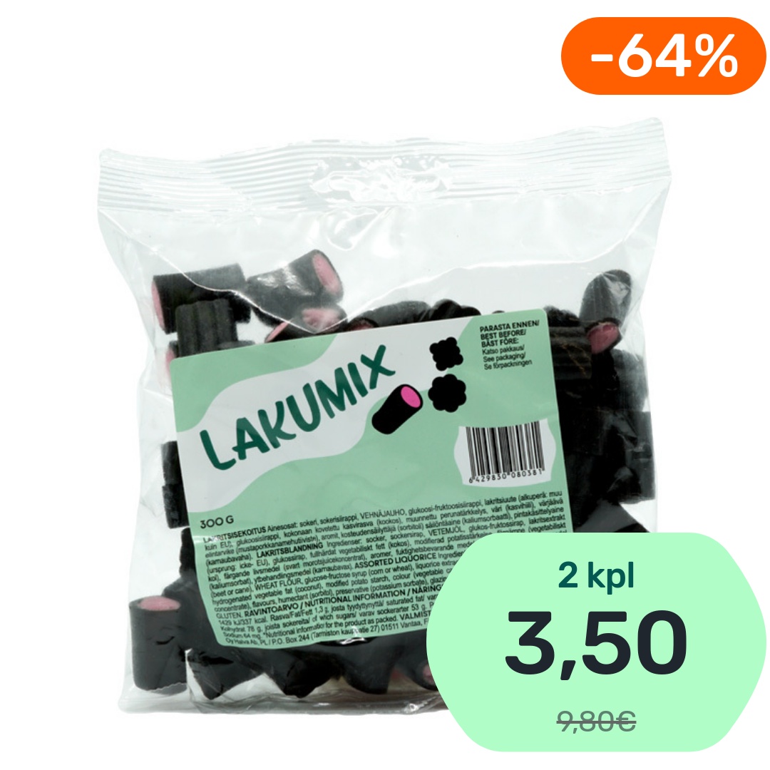 Lakumix lakritsisekoitus 300g