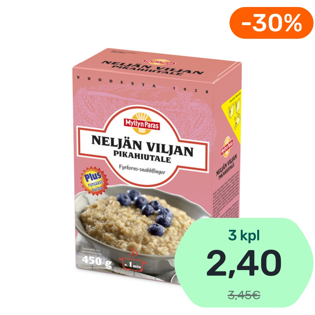 Myllyn Paras Neljän viljan pikahiutale 450g