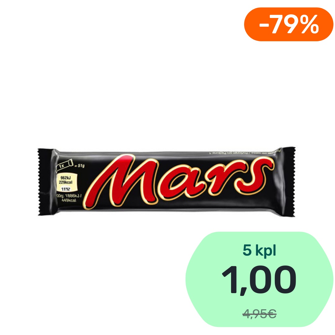 Mars suklaapatukka 51g