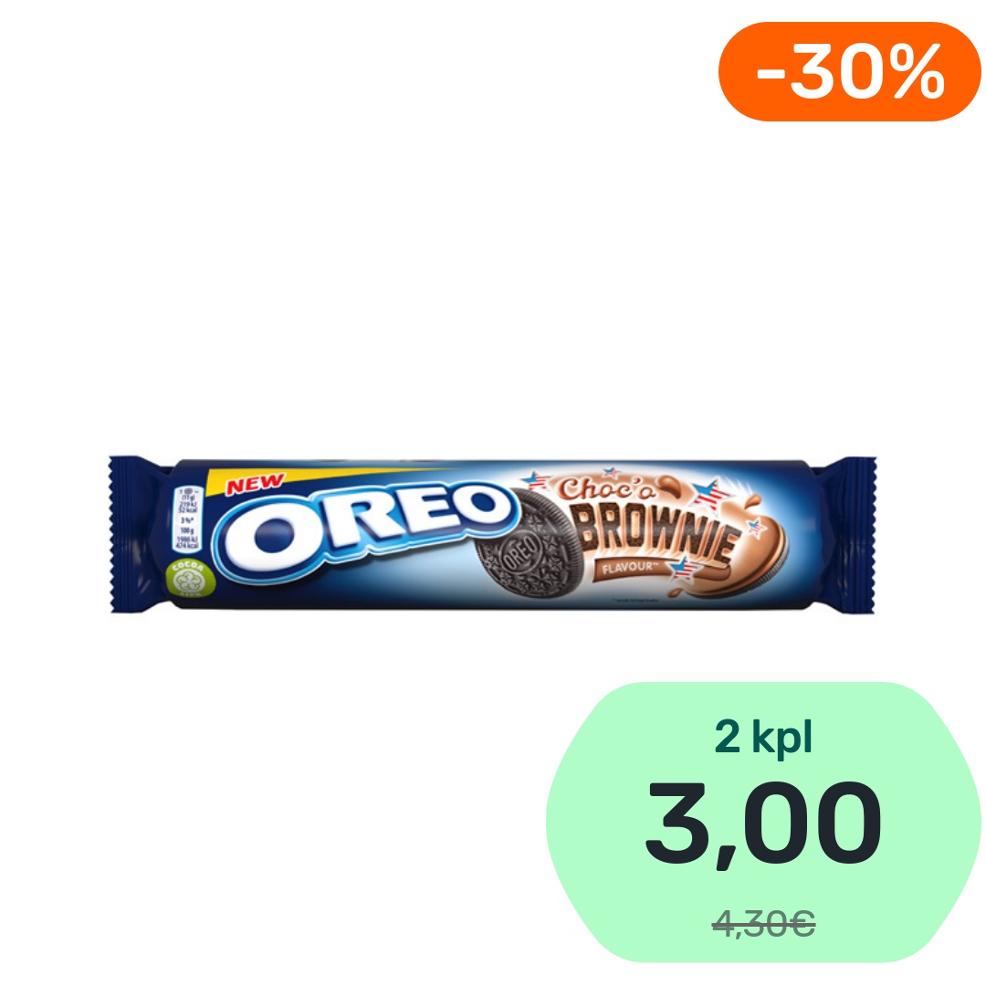 Oreo Choc'o Brownie täytekeksi 154g