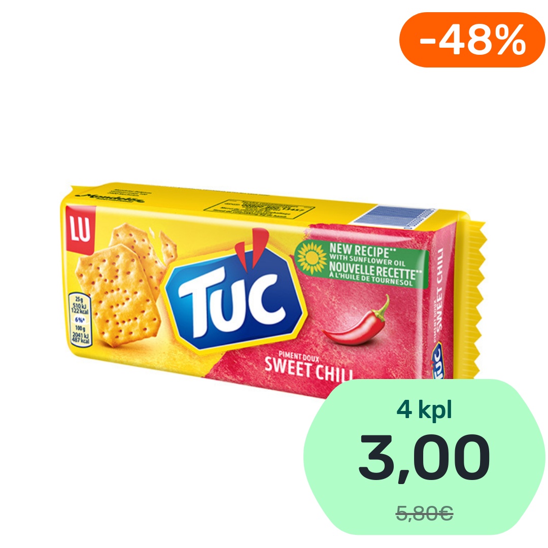 TUC Sweet Chili suolakeksi 100g