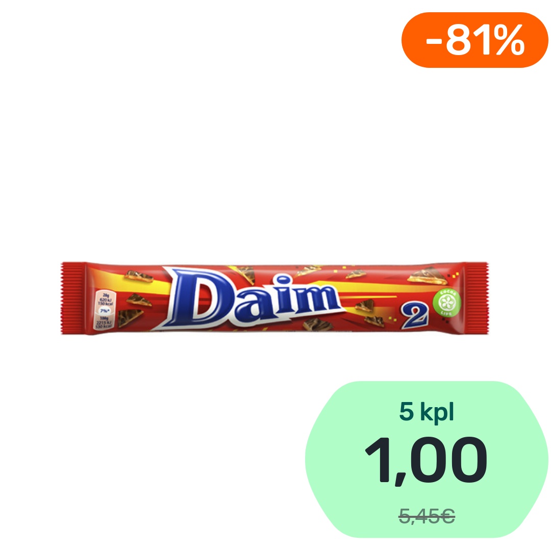 Daim Double suklaapatukka 56g