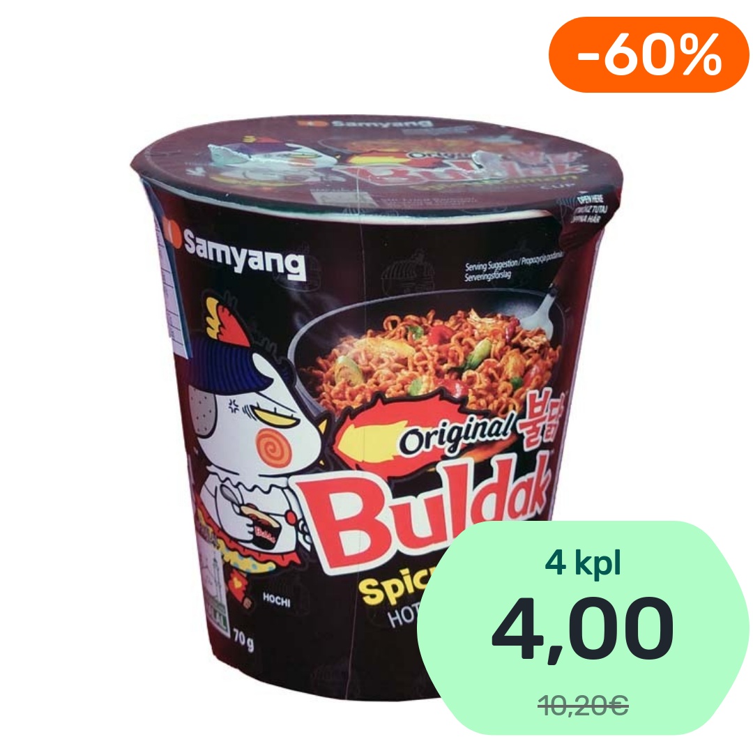 Samyang Buldak Ramen Hot Chicken Cup Original nuudeli 70g