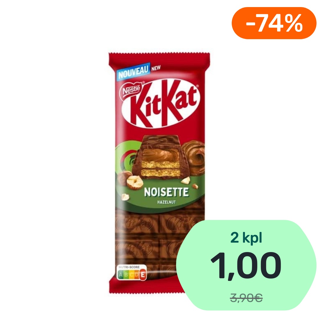 Nestlé KitKat Hazelnut vohvelikeksilevy 99g