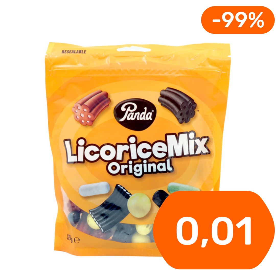 Panda Lakumix Original lakritsisekoitus 175g