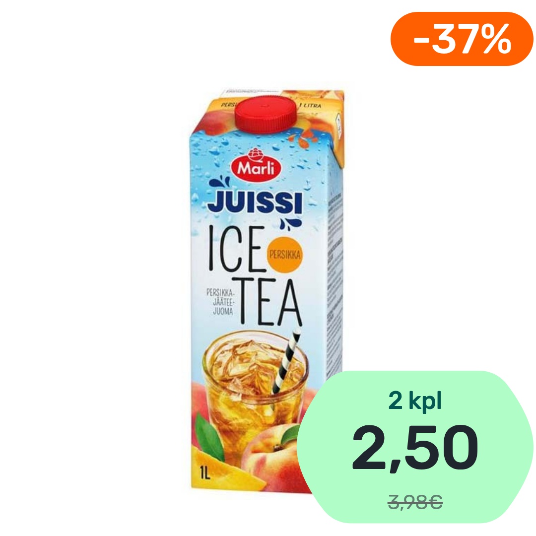 Marli Juissi Ice Tea Persikka jääteejuoma 1l