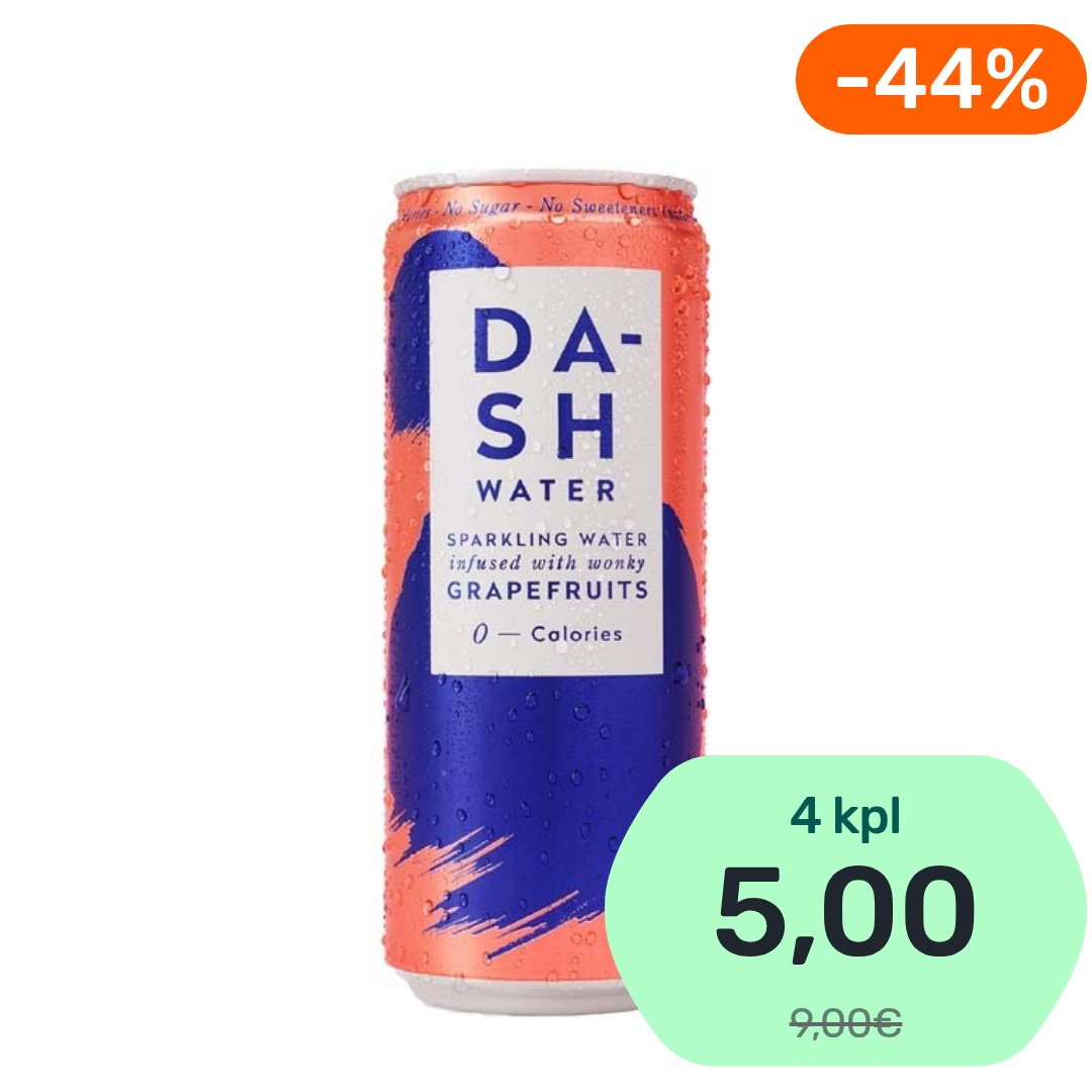 DASH Water Grapefruit kivennäisvesi 330ml