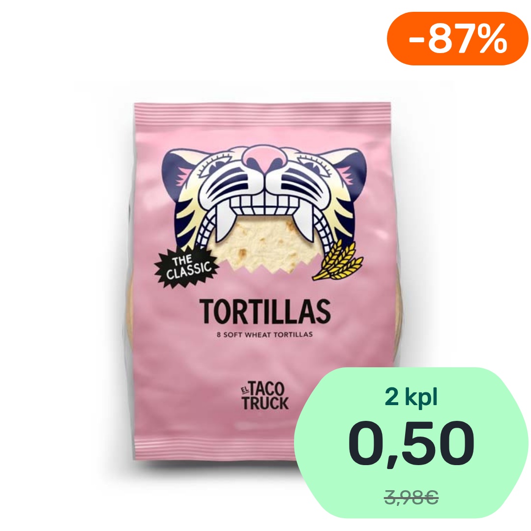 El Taco Truck vehnätortilla 320g