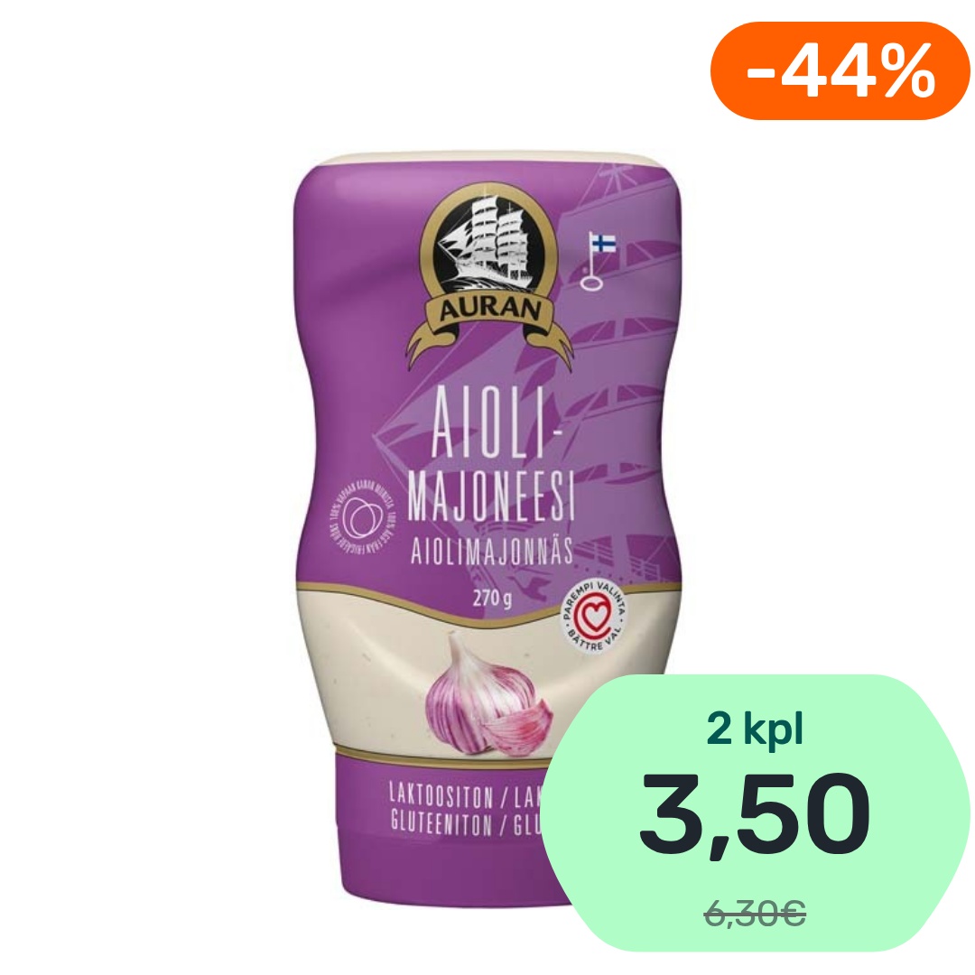 Auran Aiolimajoneesi 270g